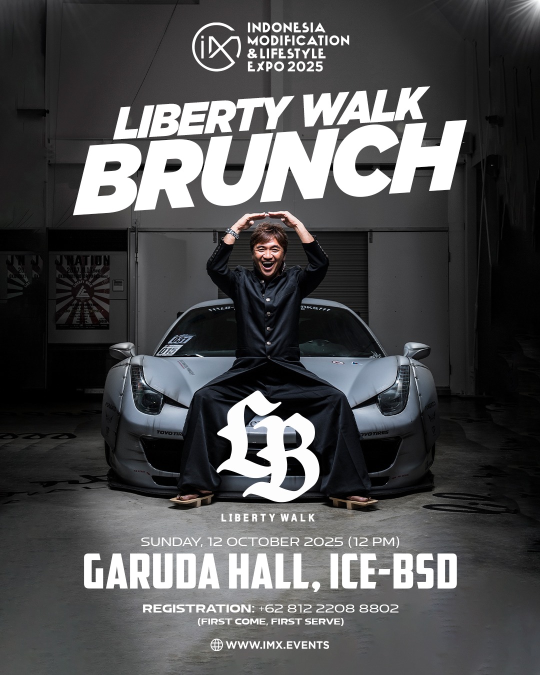 Tempat Terbatas, Jangan Lewatkan Liberty Walk Brunch Eksklusif IMX 2025!
