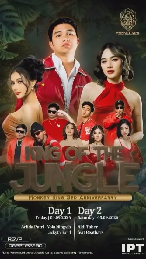 MONKEY KING BAR & LOUNGE GADING SERPONG - KING OF THE JUNGLE DAY 2 (ALDI TAHER FEAT. BEATBARS)