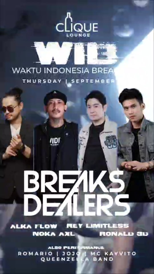 CLIQUE SPOT GADING SERPONG - WAKTU INDONESIA BREAKBEAT (BREAKS DEALERS)