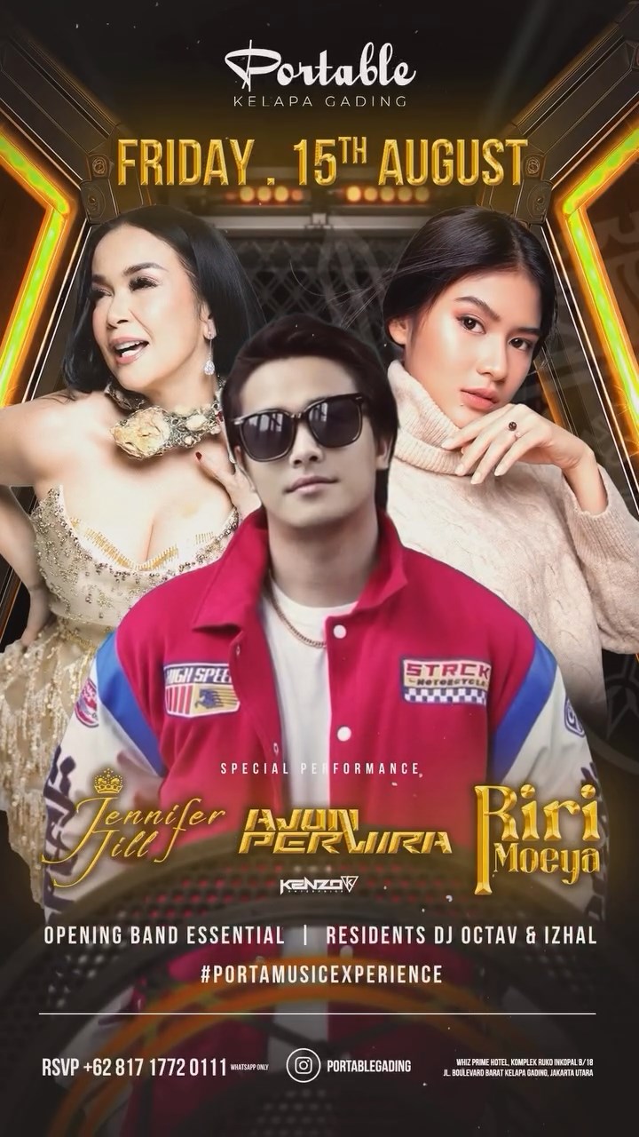 PORTABLE KELAPA GADING JAKARTA - JENNIFER JILL, AJUN PERWIRA, RIRI MOEYA