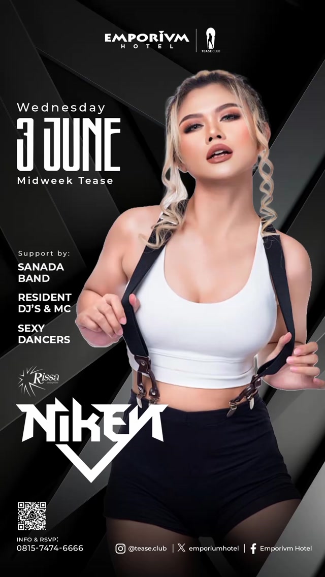 EMPORIUM TEASE CLUB JAKARTA - MIDWEEK TEASE (NIKEN V)
