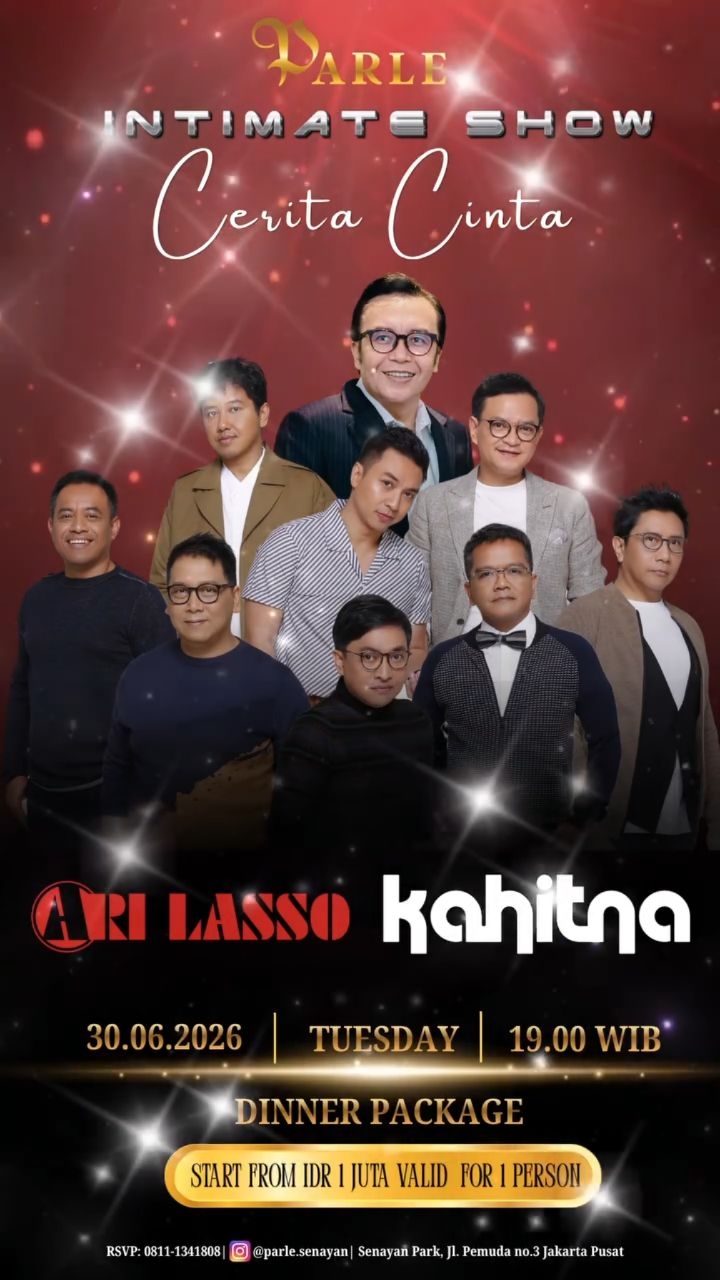 PARLE SENAYAN JAKARTA - CERITA CINTA (ARI LASSO & KAHITNA)