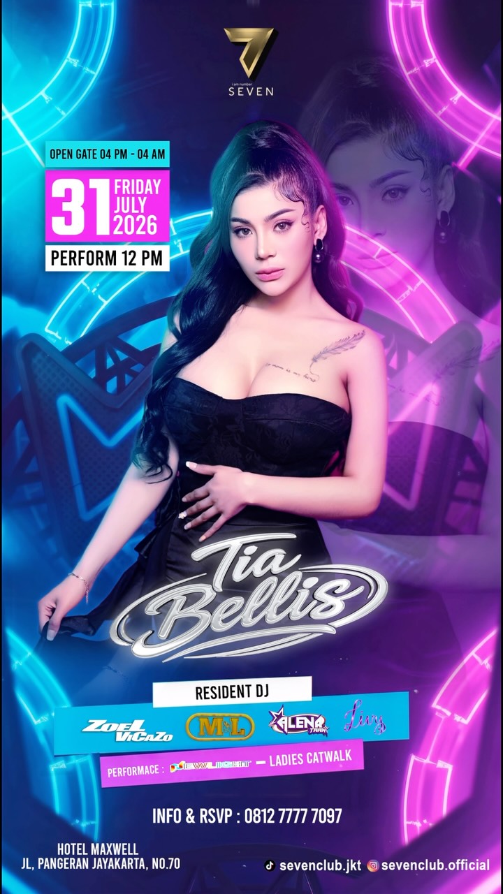SEVEN CLUB JAKARTA - TIA BELLIS