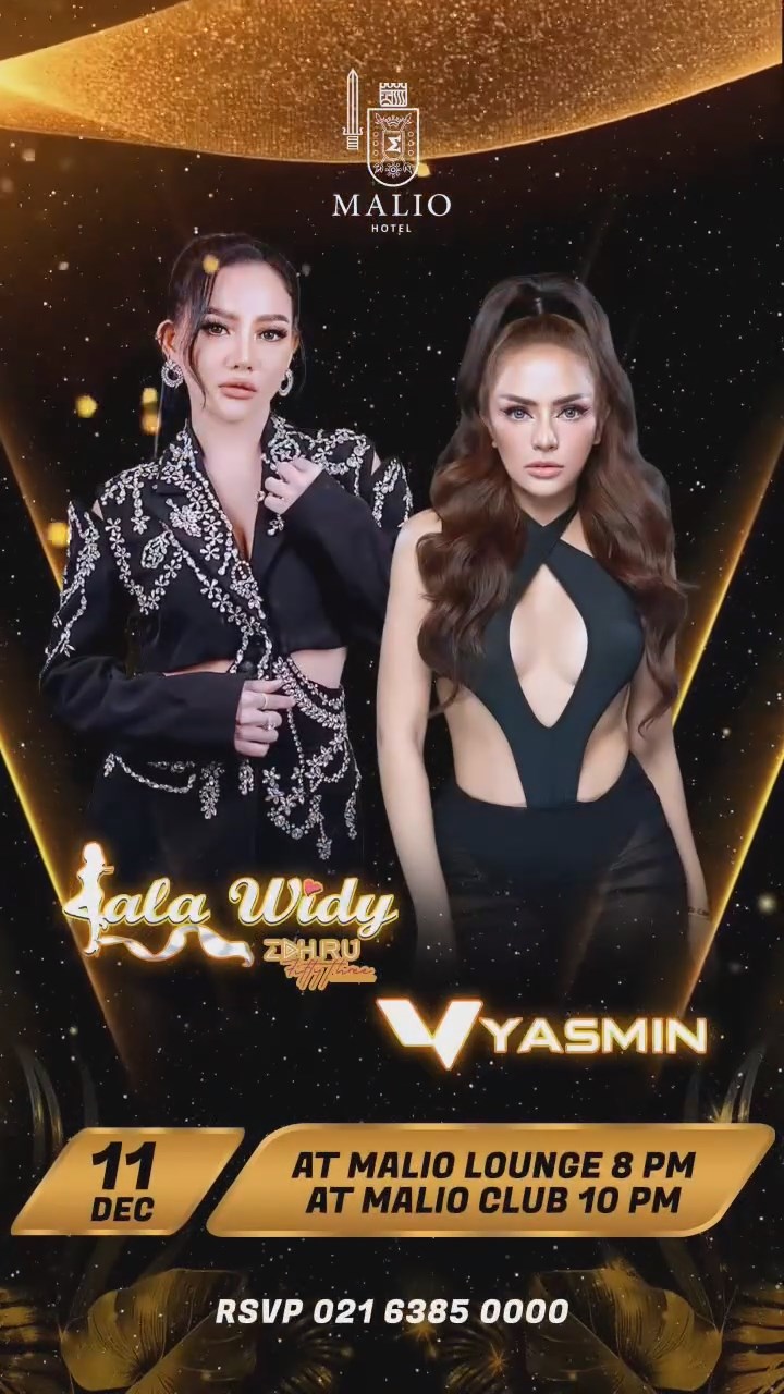 MALIO HOTEL JAKARTA - THIRSTY THURSDAY SPECIAL EDITION (LALA WIDY & YASMIN)