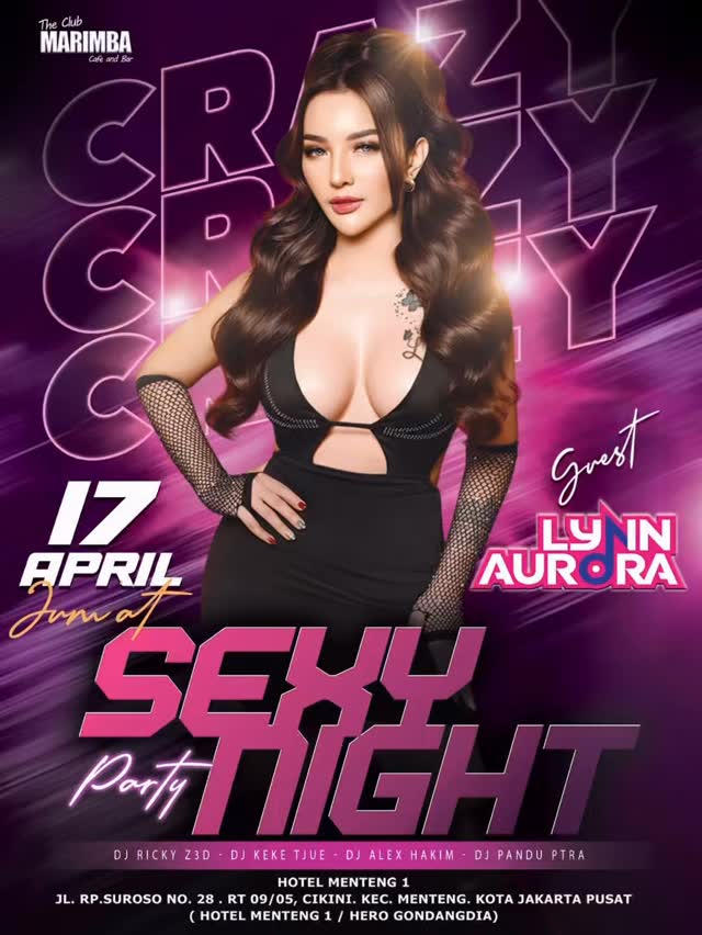 MARIMBA CAFE & BAR JAKARTA - SEXY PARTY NIGHT (LYNN AURORA)