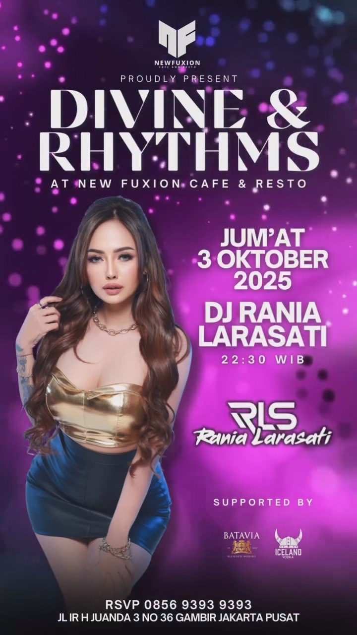 NEW FUXION JAKARTA - DIVINE & RHYTHMS (RANIA LARASATI)