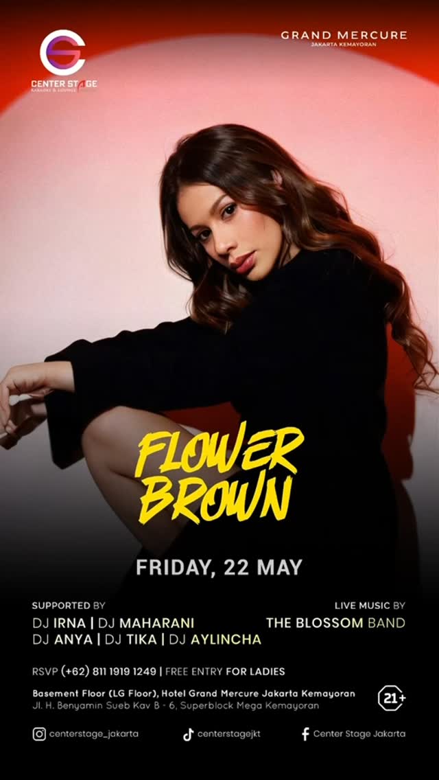 CENTER STAGE JAKARTA - FLOWER BROWN