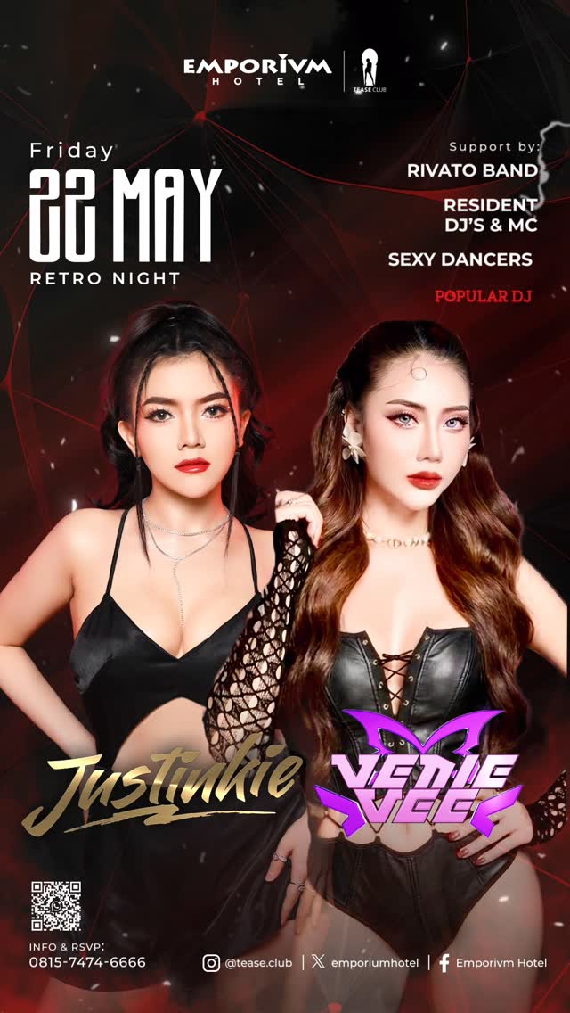 EMPORIUM TEASE CLUB JAKARTA - RETRO NIGHT (JUSTINKIE, VENIE VEE)