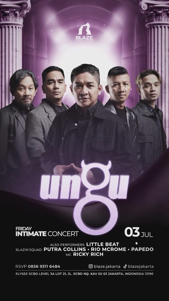 BLAZE JAKARTA - INTIMATE CONCERT (UNGU)