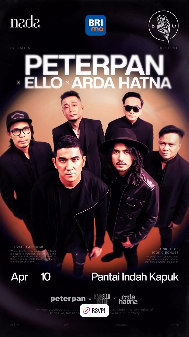 BLACK OWL PANTAI INDAH KAPUK - PETERPAN X ELLO X ARDA HATNA