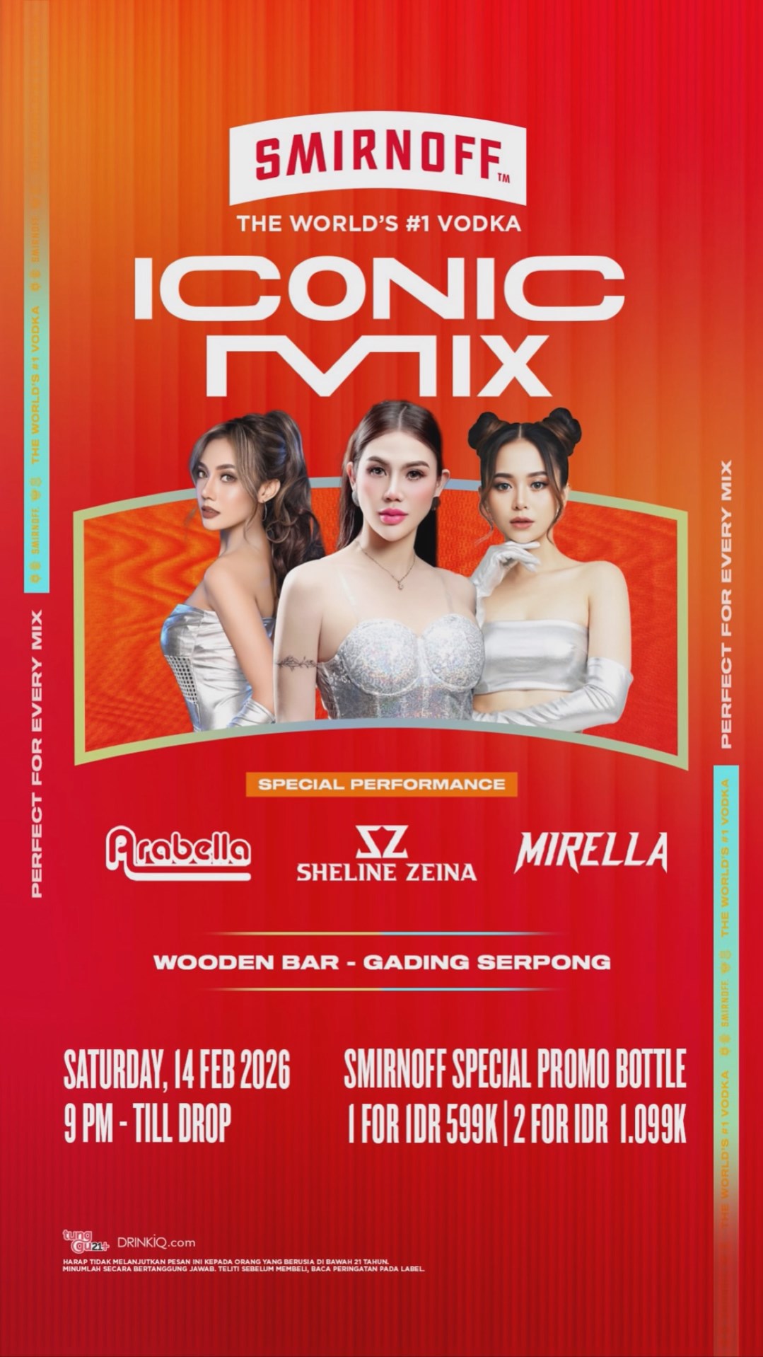 WOODEN BAR RESTO GADING SERPONG - ICONIC MIX (ARABELLA, SHELINE ZEINA, MIRELLA)