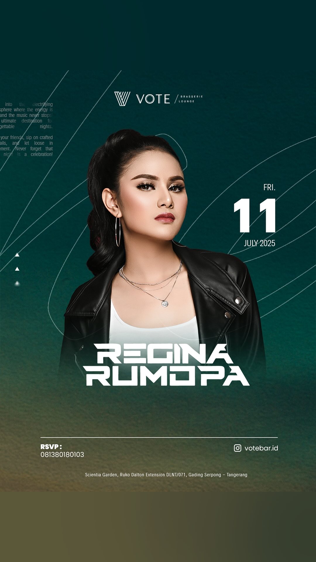 VOTE BAR GADING SERPONG - THE ANTHEM HERO (REGINA RUMOPA)