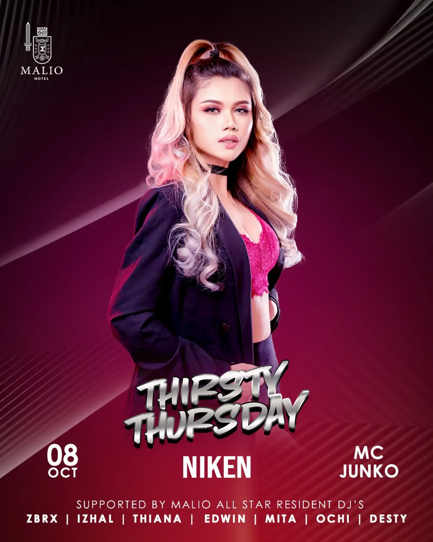 MALIO HOTEL JAKARTA - THIRSTY THURSDAY (NIKEN)