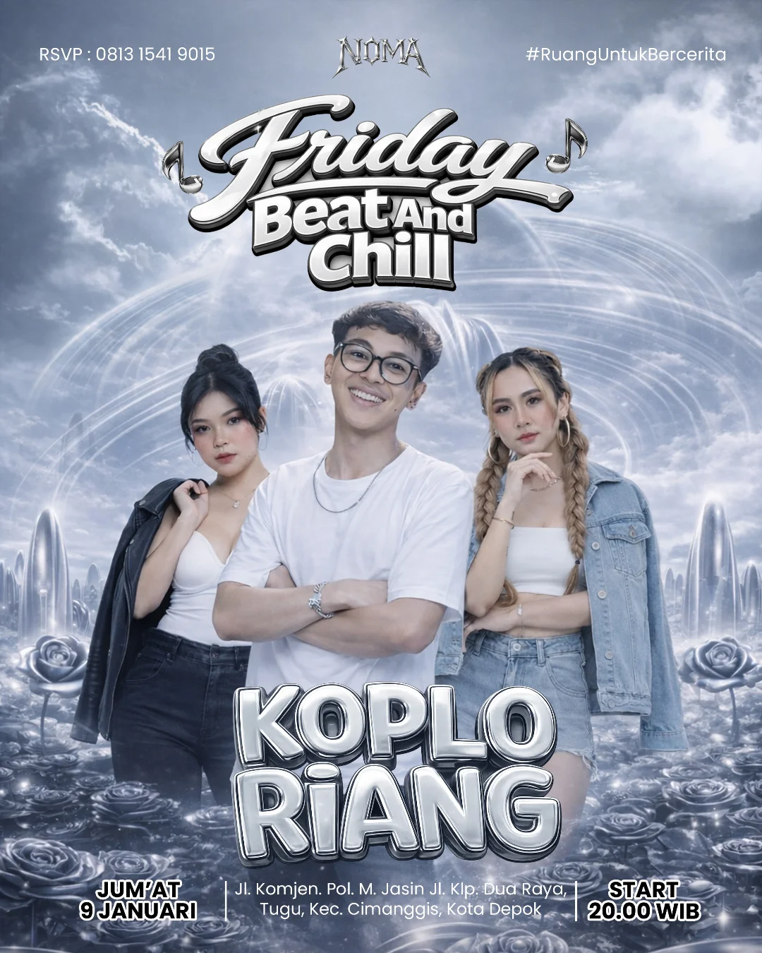 NOMA COFFEE & SPACE DEPOK - FRIDAY BEAT AND CHILL (KOPLO RIANG)