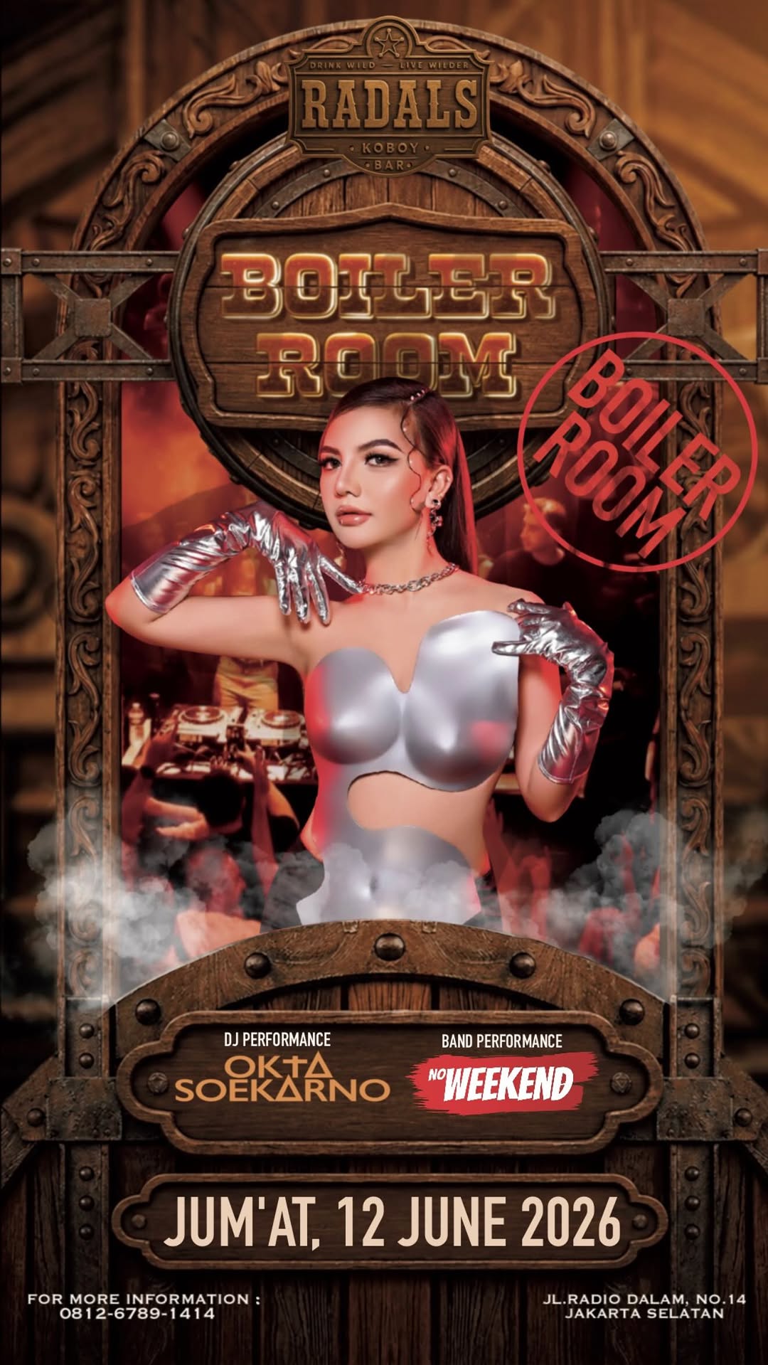 THE RADALS JAKARTA - BOILER ROOM (OKTA SOEKARNO)