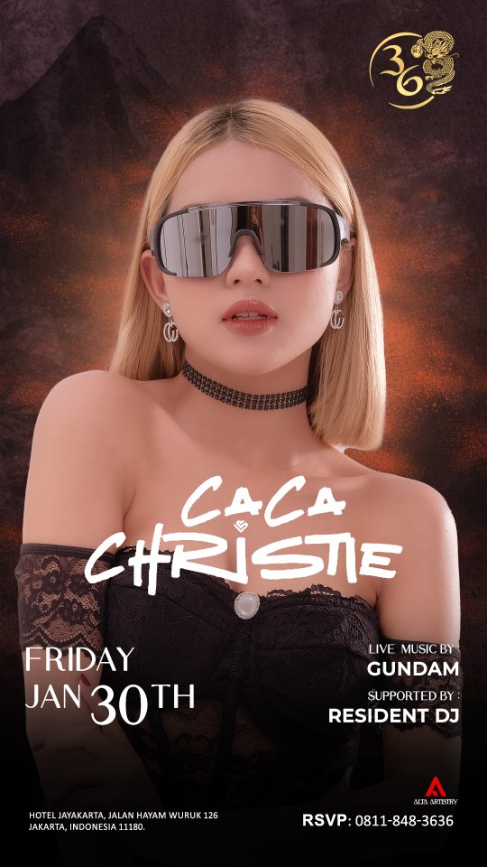 CLUB 36 MANGGA BESAR JAKARTA - CACA CHRISTIE