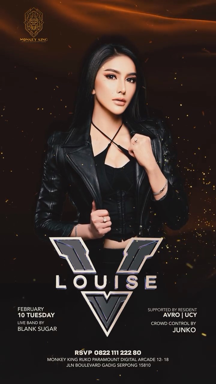 MONKEY KING BAR & LOUNGE GADING SERPONG - BREAKBEAT NIGHT (LOUISE V)