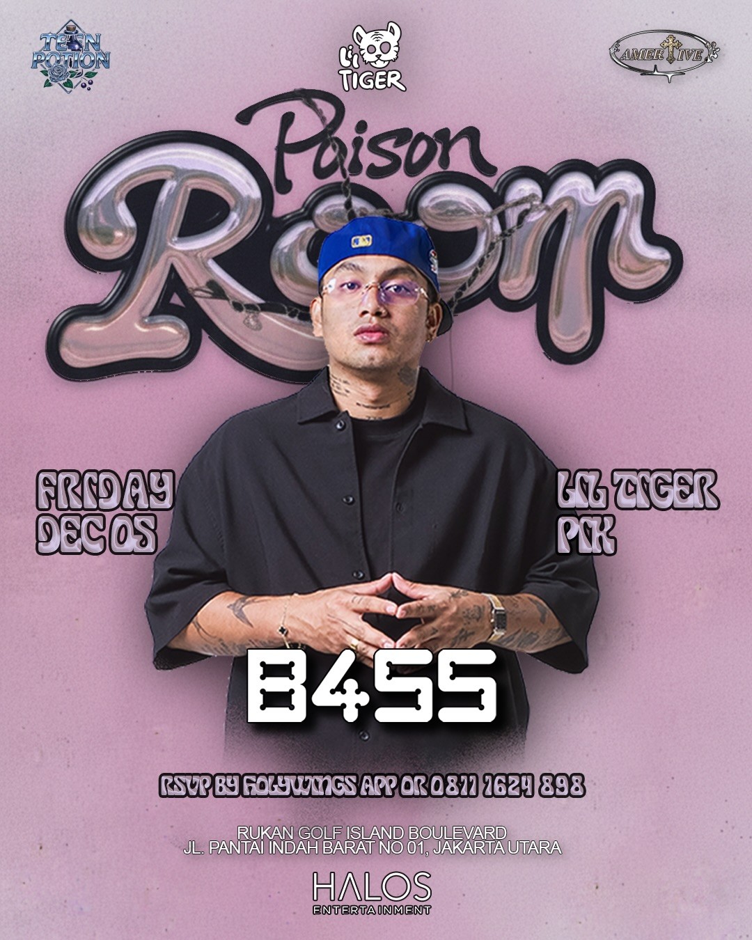 LIL TIGER PANTAI INDAH KAPUK - POISON ROOM (B455)