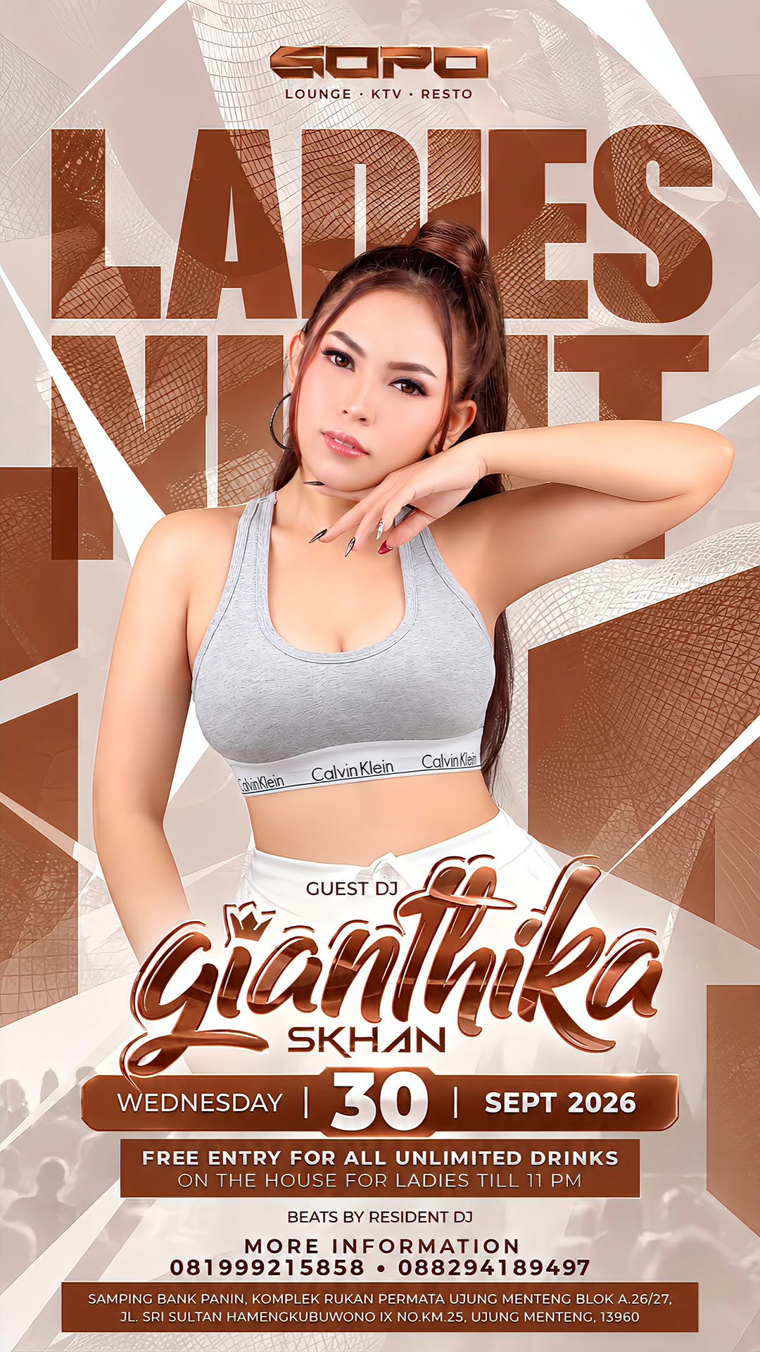 SOPO LOUNGE JAKARTA - LADIES NIGHT (GIANTHIKA SKHAN)