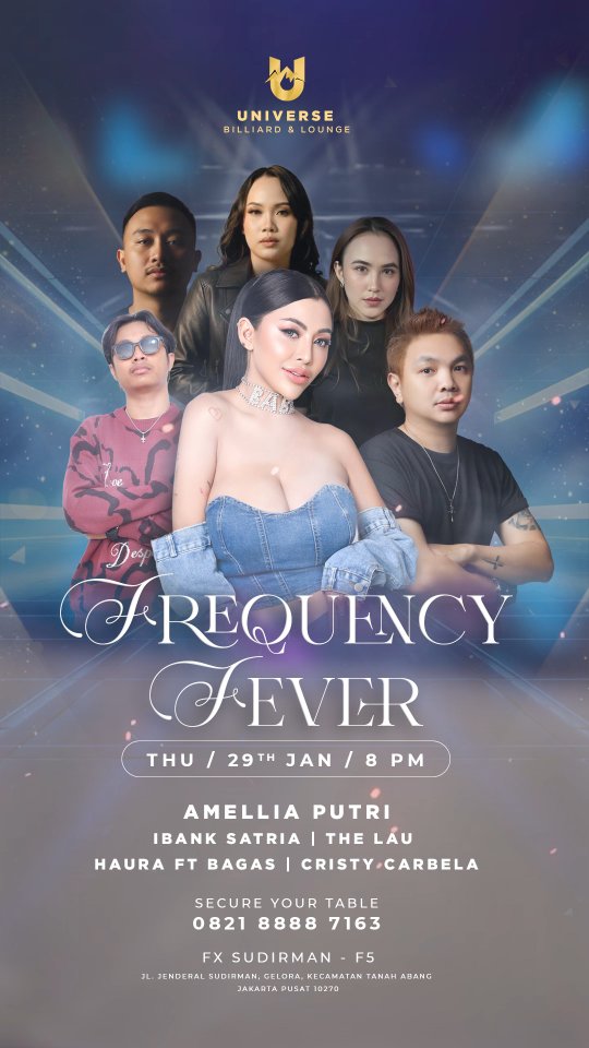 UNIVERSE BILLIARD & LOUNGE JAKARTA - FREQUENCY FEVER