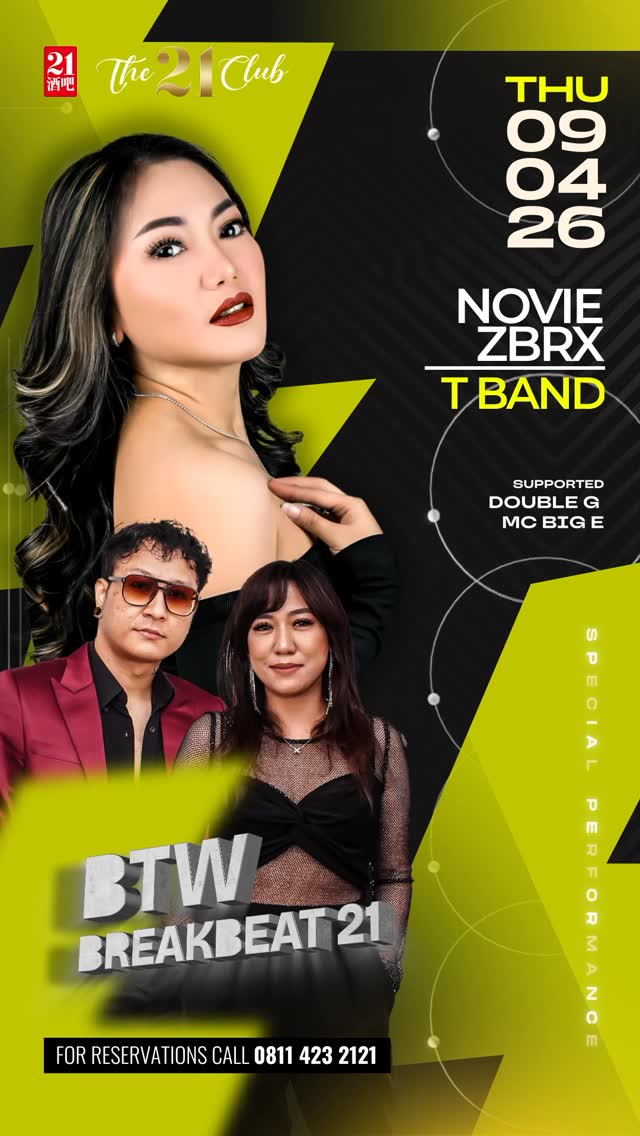 THE 21 CLUB PANTAI INDAH KAPUK - BREAKBEAT 21 (NOVIE ZBRX)