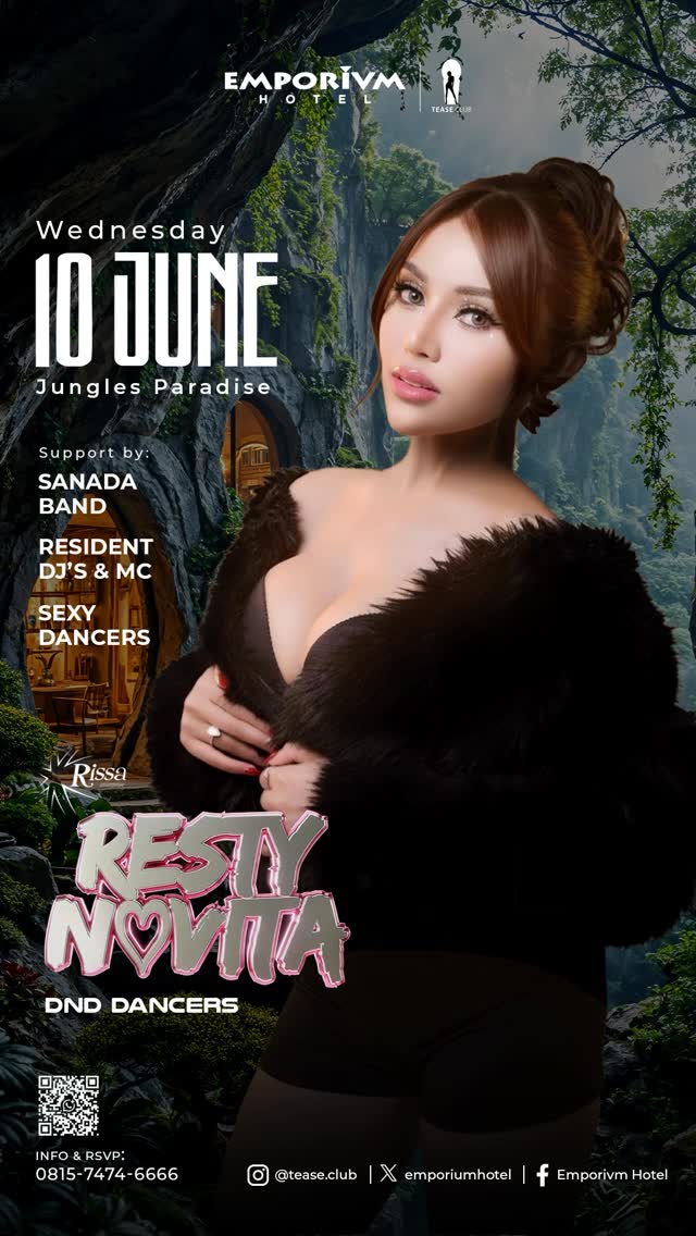 EMPORIUM TEASE CLUB JAKARTA - JUNGLE PARADISE (RESTY NOVITA)