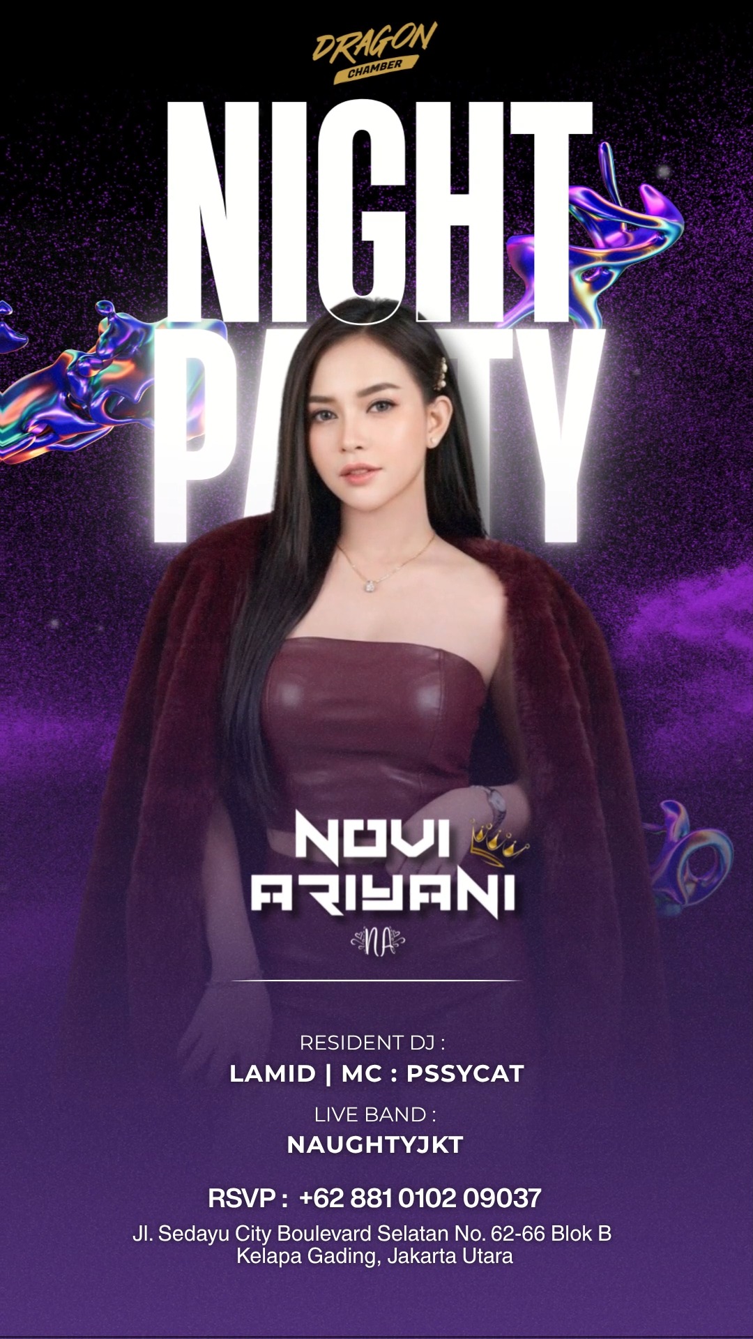 DRAGON BEER CHAMBER JAKARTA - FRIDAY NIGHT (NOVI ARIYANI)