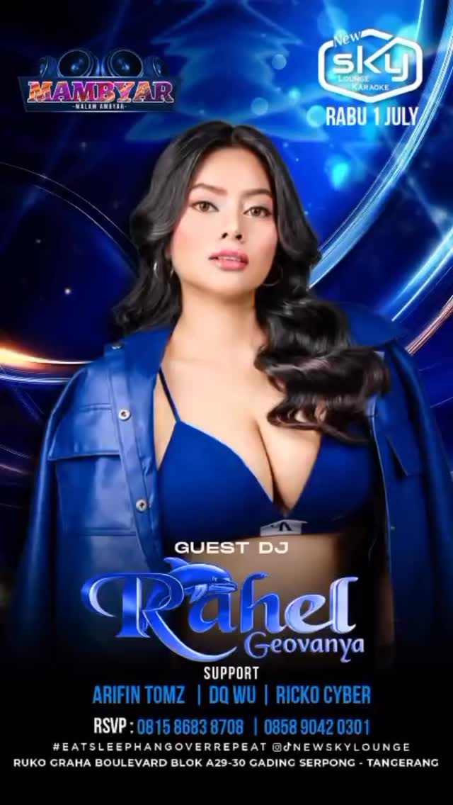 NEW SKY LOUNGE & KARAOKE GADING SERPONG - MAMBYAR (RAHEL GEOVANYA)