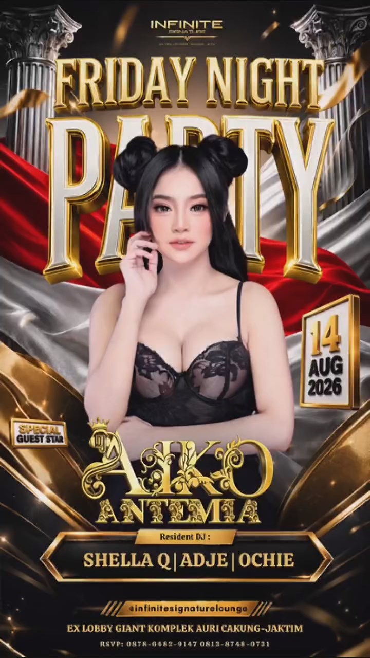 INFINITE SIGNATURE JAKARTA - FRIDAY NIGHT PARTY (AIKO ANTEMIA)