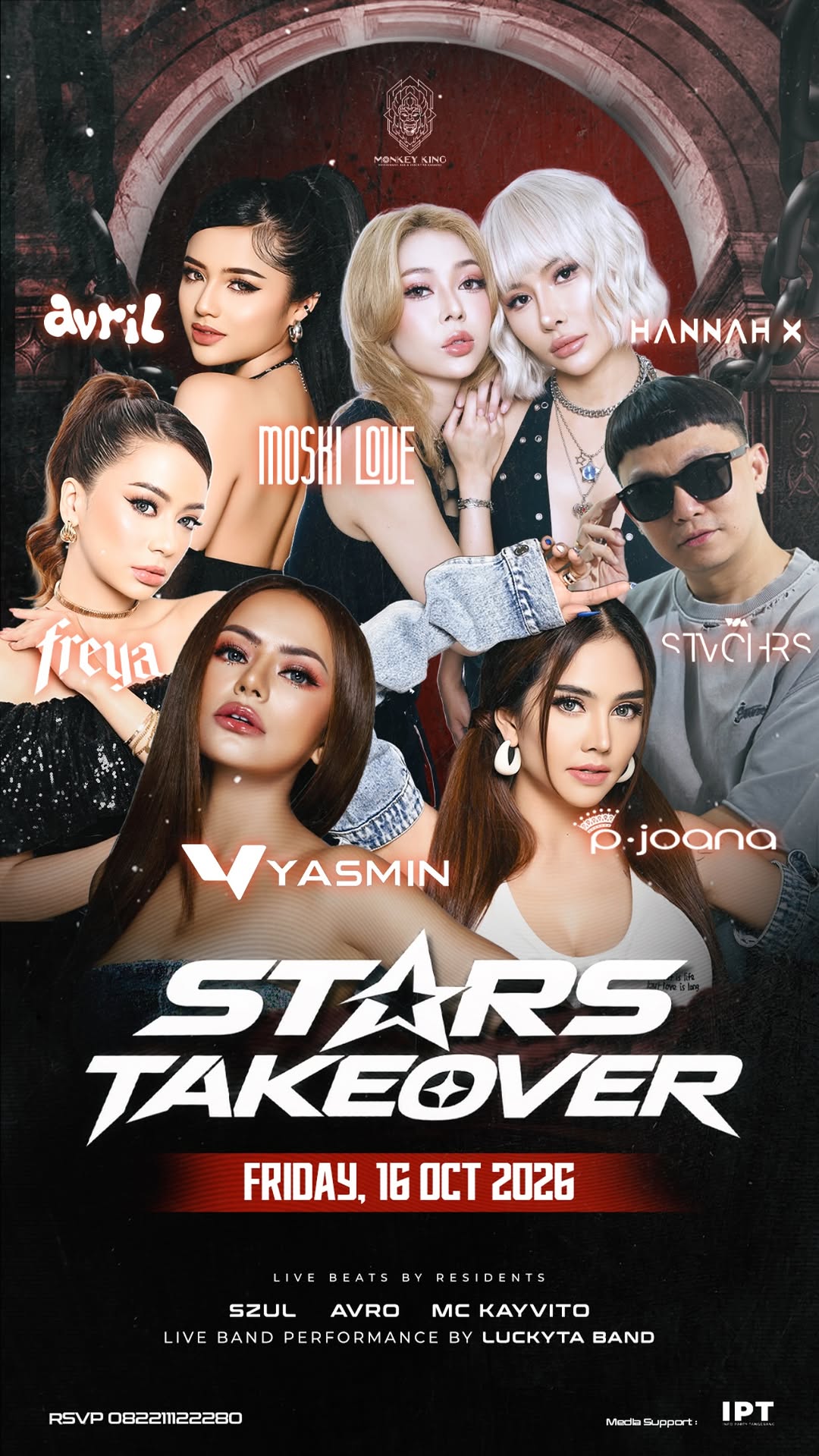 MONKEY KING BAR & LOUNGE GADING SERPONG - STARS TAKEOVER