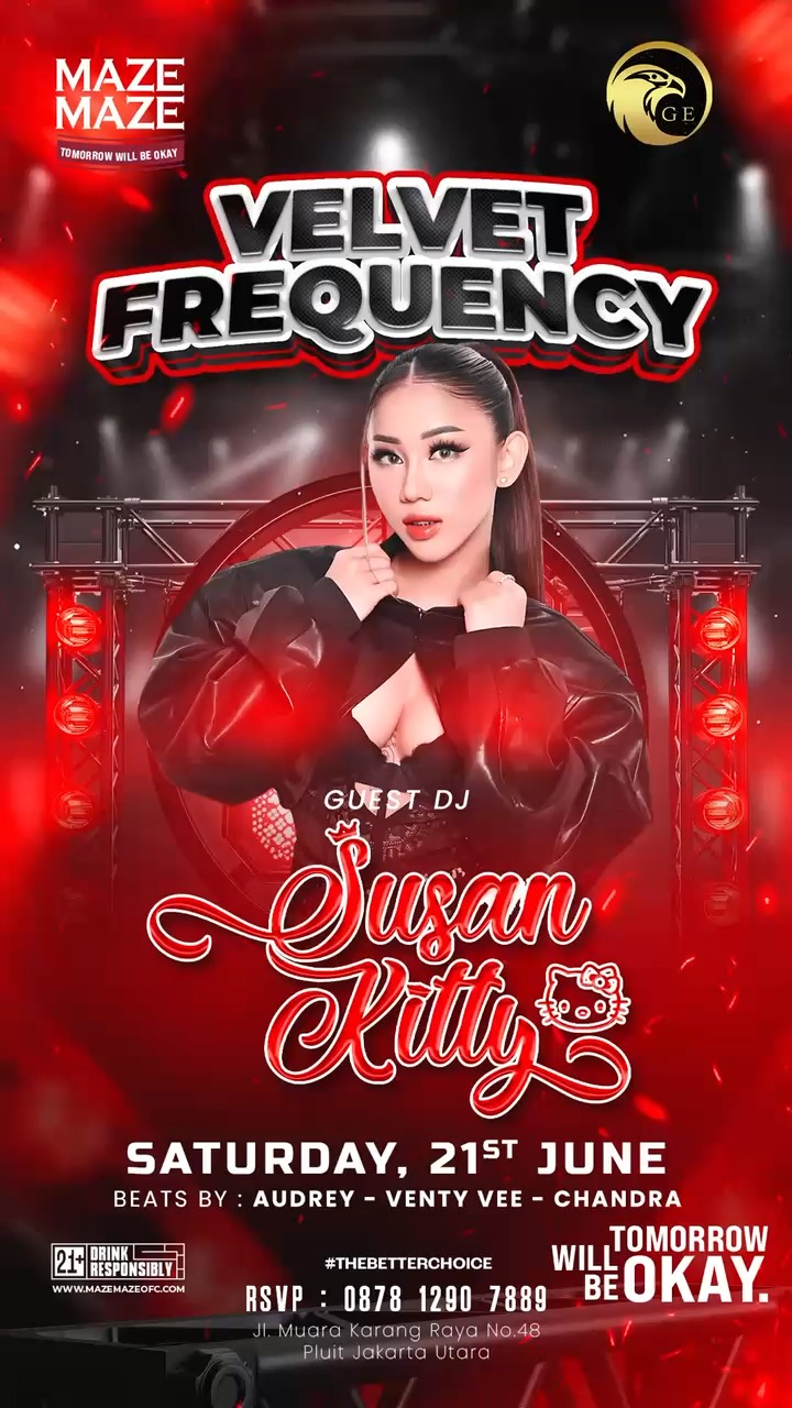 GRAND EAGLE CLUB PENJARINGAN JAKARTA - VELVET FREQUENCY (SUSAN KITTY)