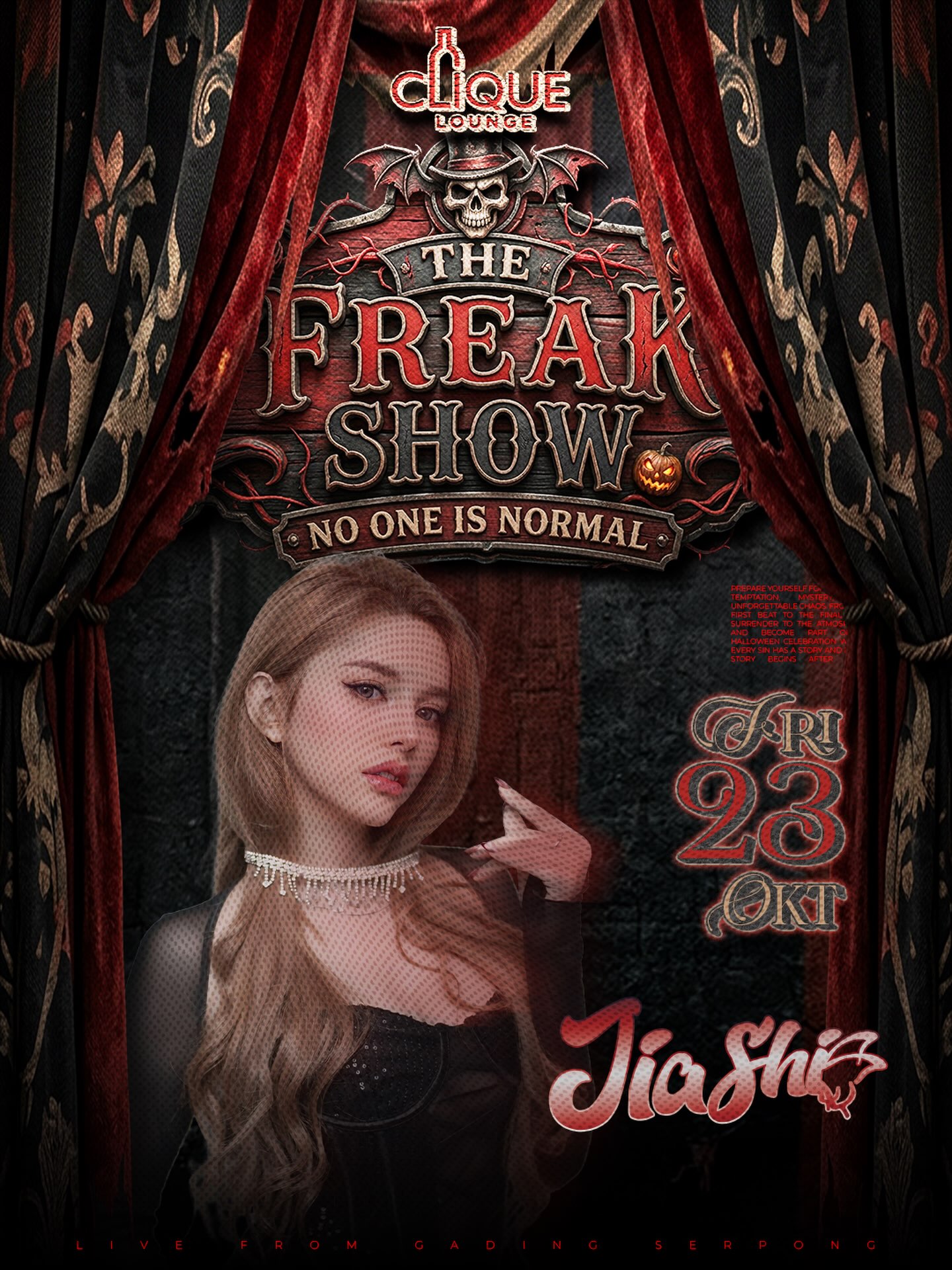 CLIQUE SPOT GADING SERPONG - THE FREAK SHOW (JIASHI)
