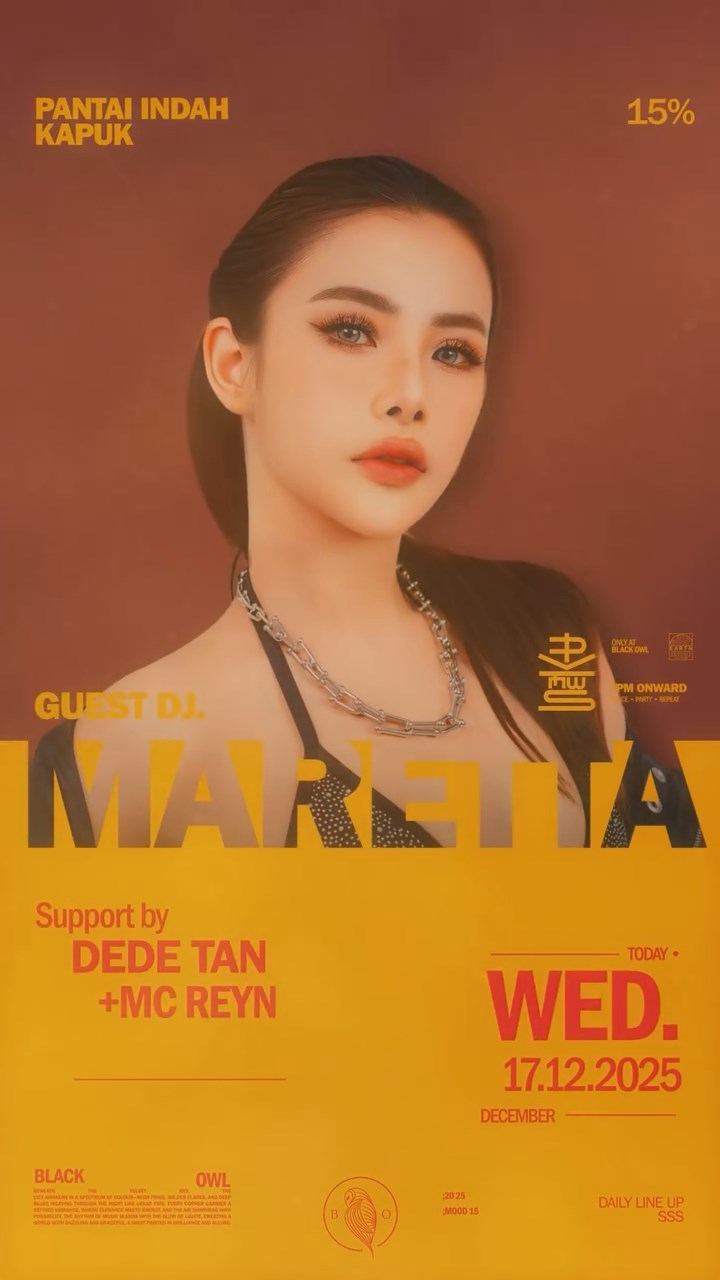 BLACK OWL PANTAI INDAH KAPUK - MARETTA