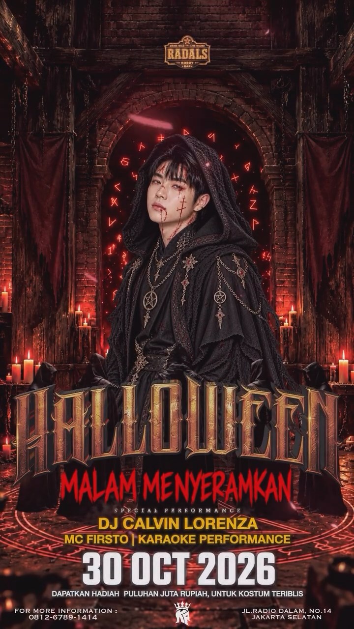 THE RADALS JAKARTA - HALLOWEEN MALAM MENYERAMKAN (CALVIN LORENZA)