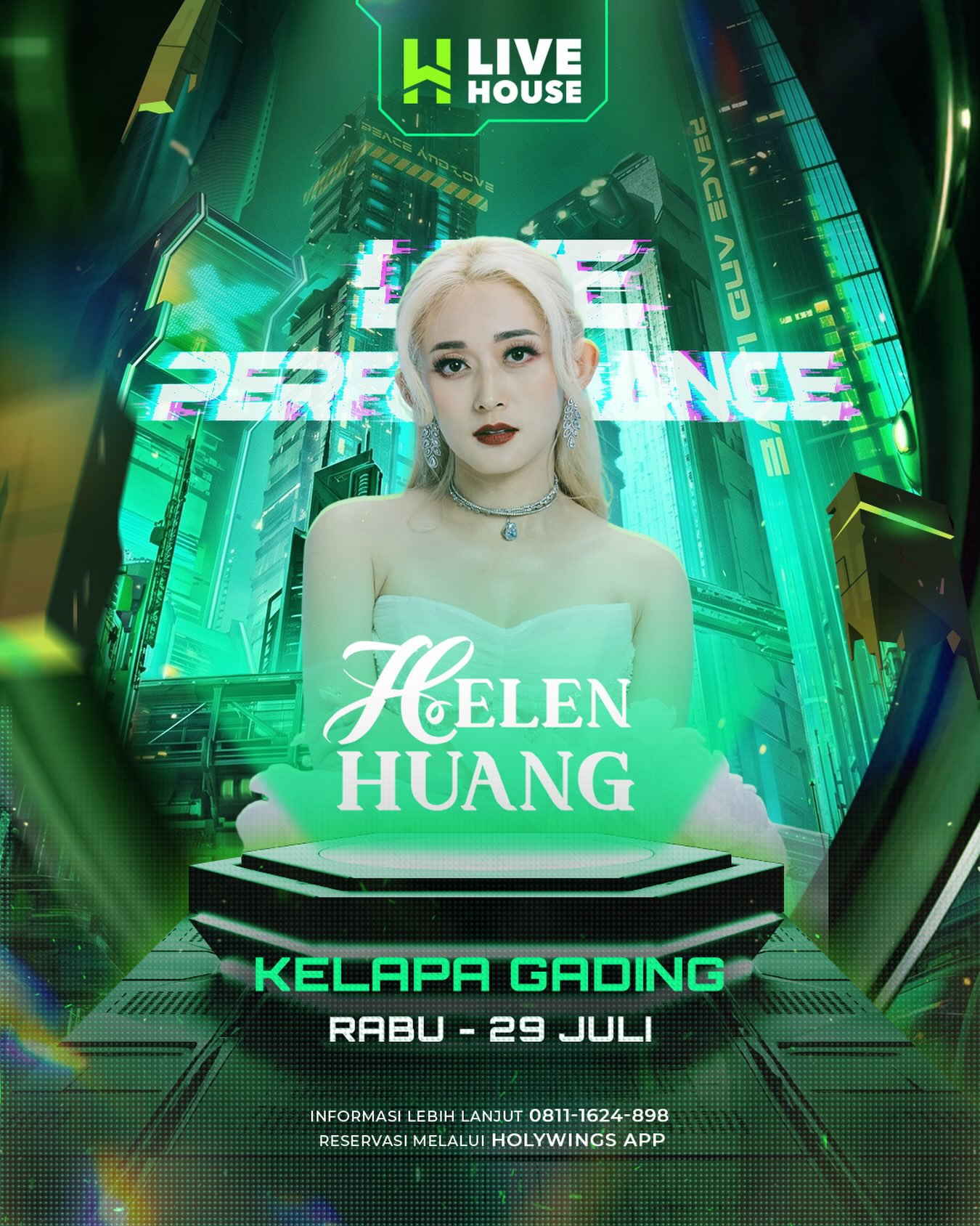 LIVEHOUSE KELAPA GADING - HELEN HUANG