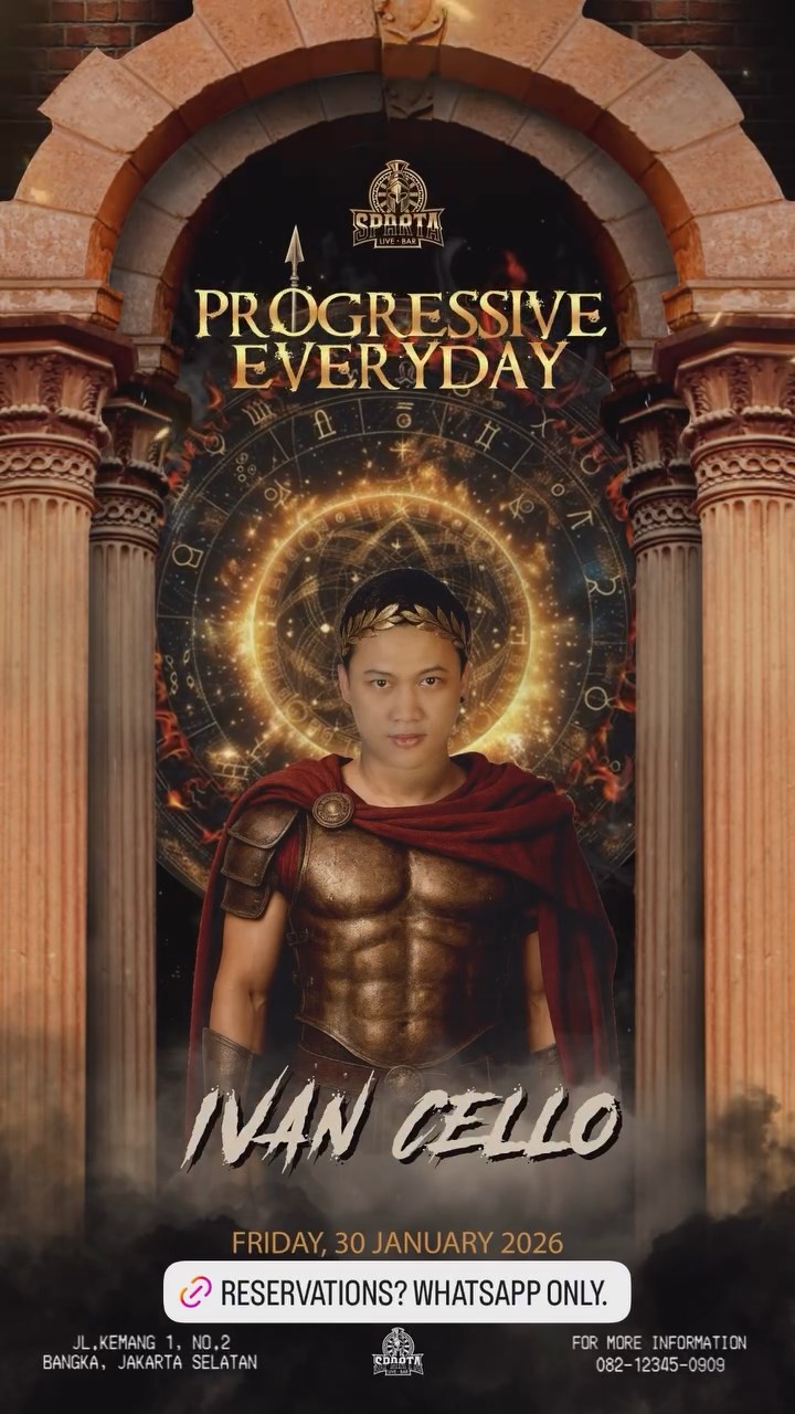 SPARTA LIVE BAR JAKARTA - IVAN CELLO