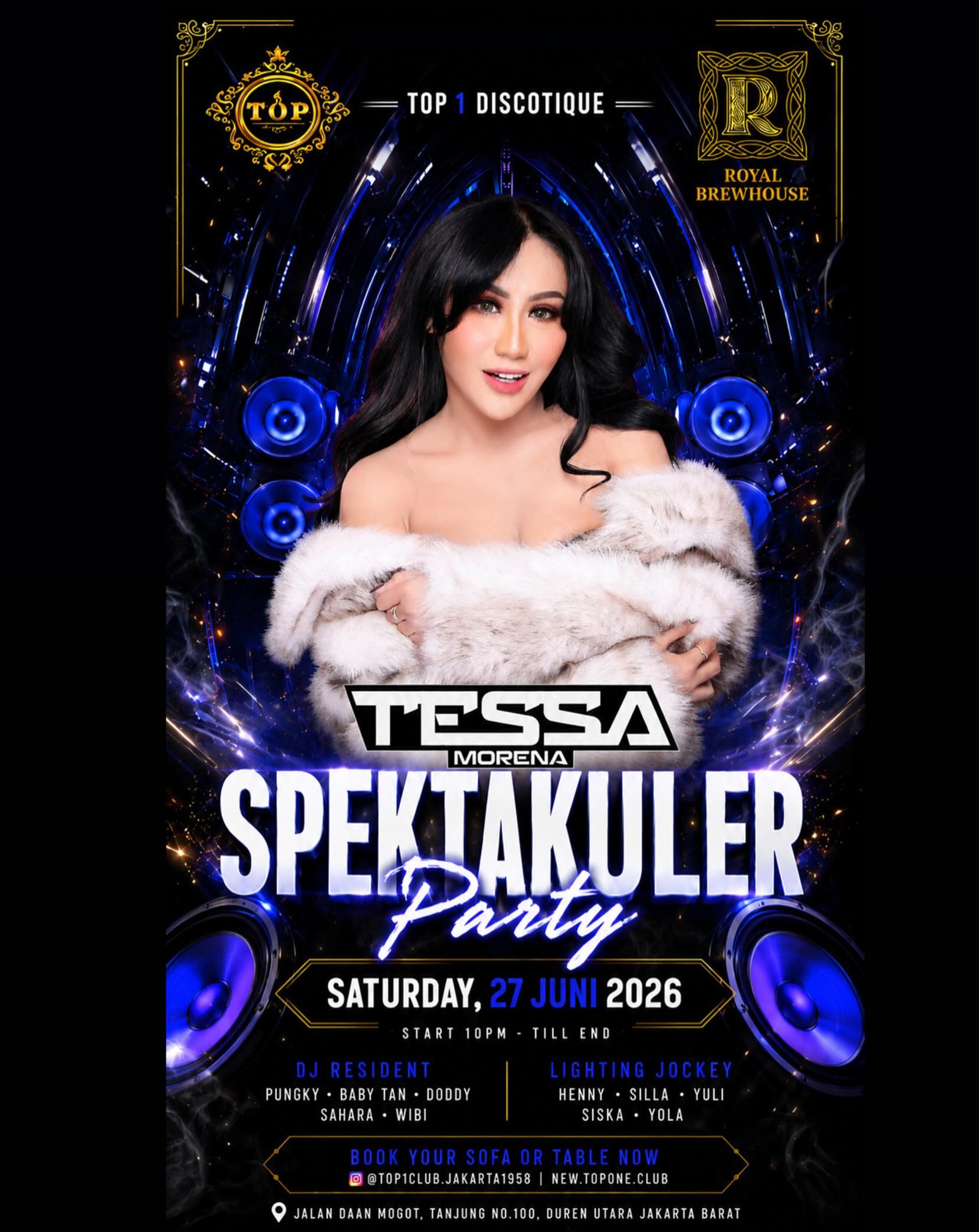 TOP 1 CLUB JAKARTA - SPEKTAKULER PARTY (TESSA MORENA)