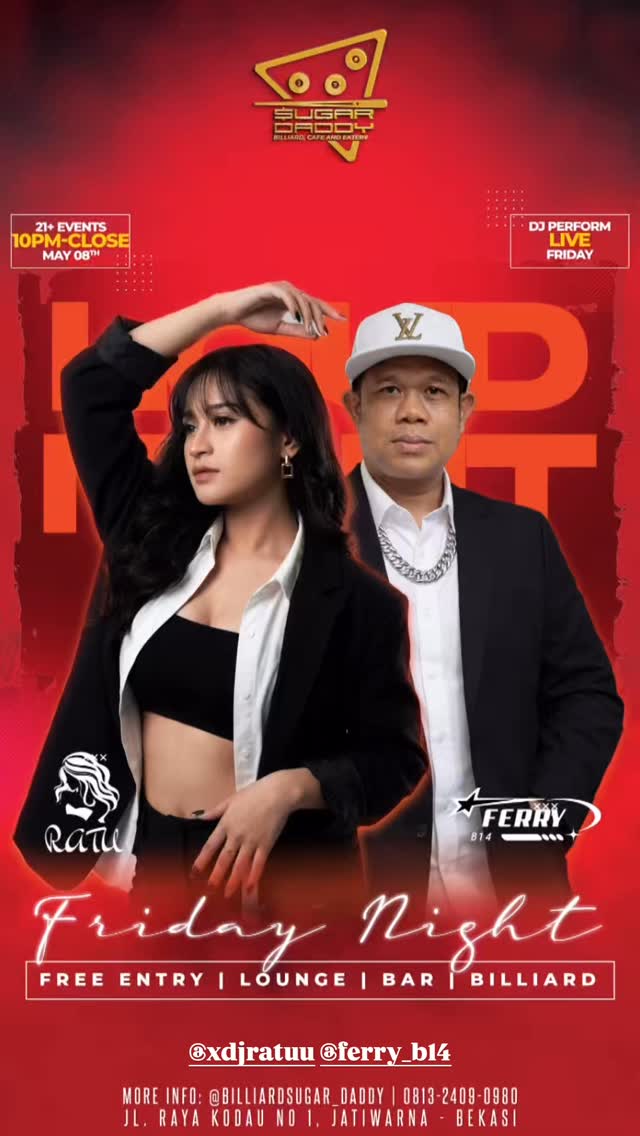 SUGAR DADDY BILLIARD, CAFE AND EATERY BEKASI - LOUD NIGHT (RATU & FERRY B14)
