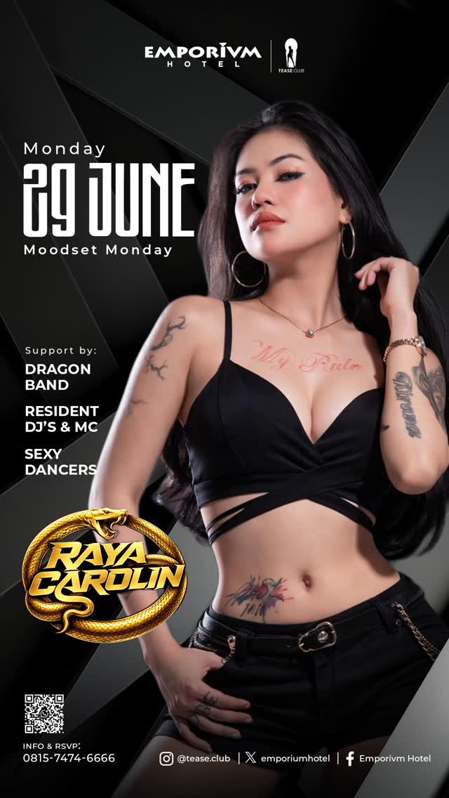 EMPORIUM TEASE CLUB JAKARTA - MOODSET MONDAY (RAYA CAROLIN)
