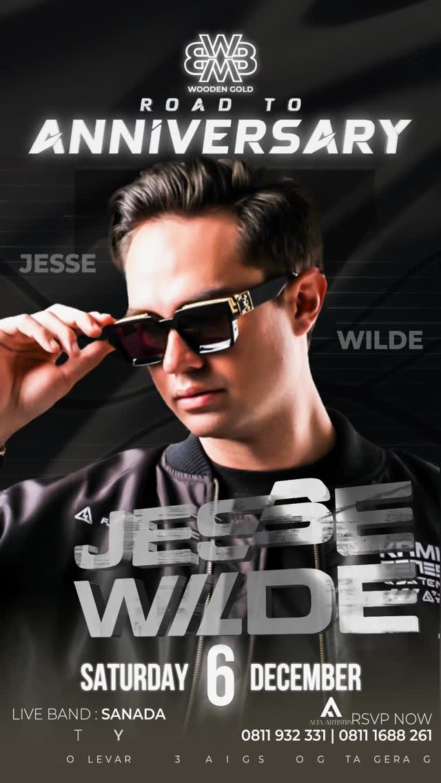 WOODEN BAR RESTO GADING SERPONG - ROAD TO ANNIVERSARY (JESSE WILDE)