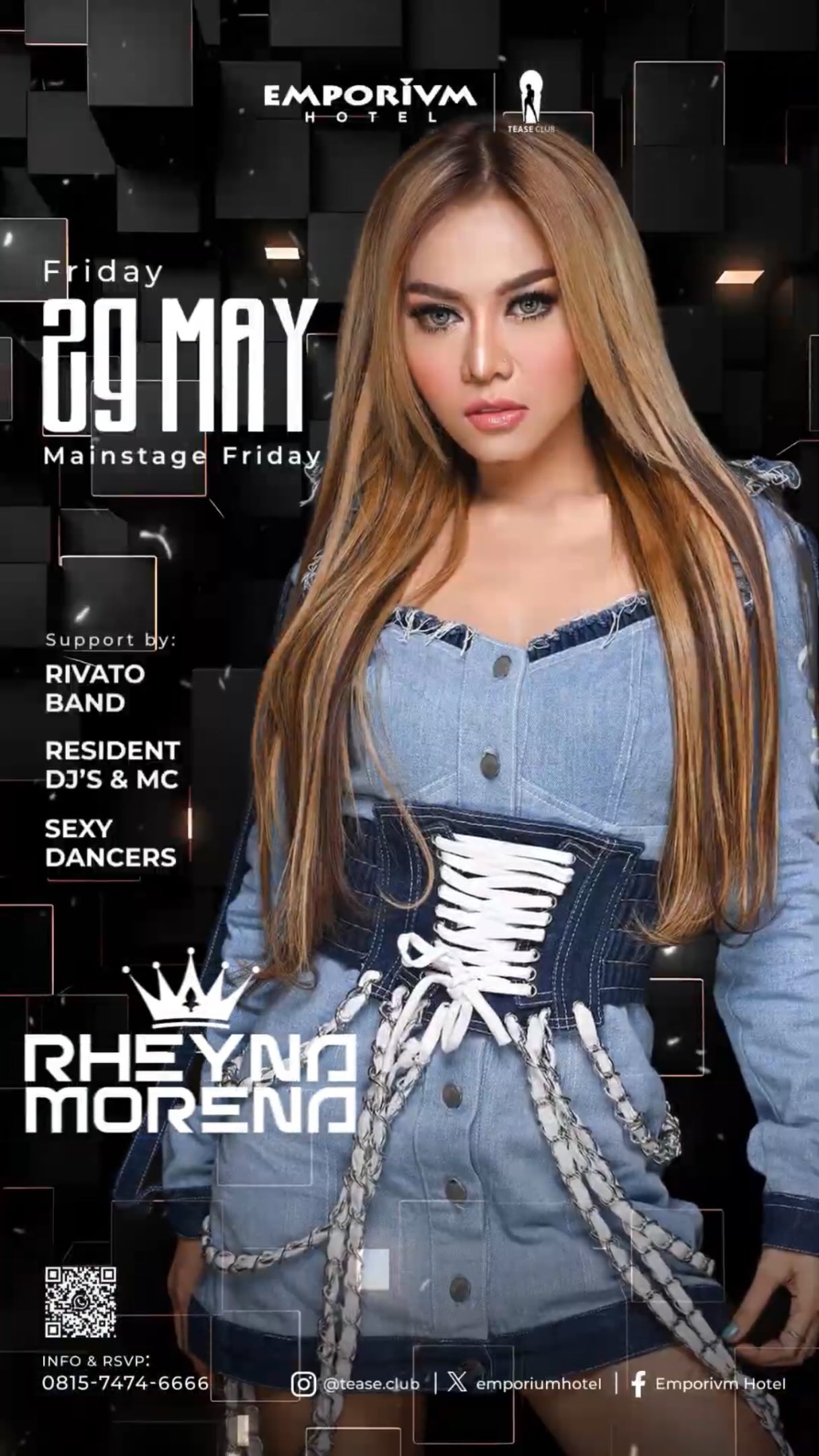 EMPORIUM TEASE CLUB JAKARTA - MAINSTAGE FRIDAY (RHEYNA MORENA)