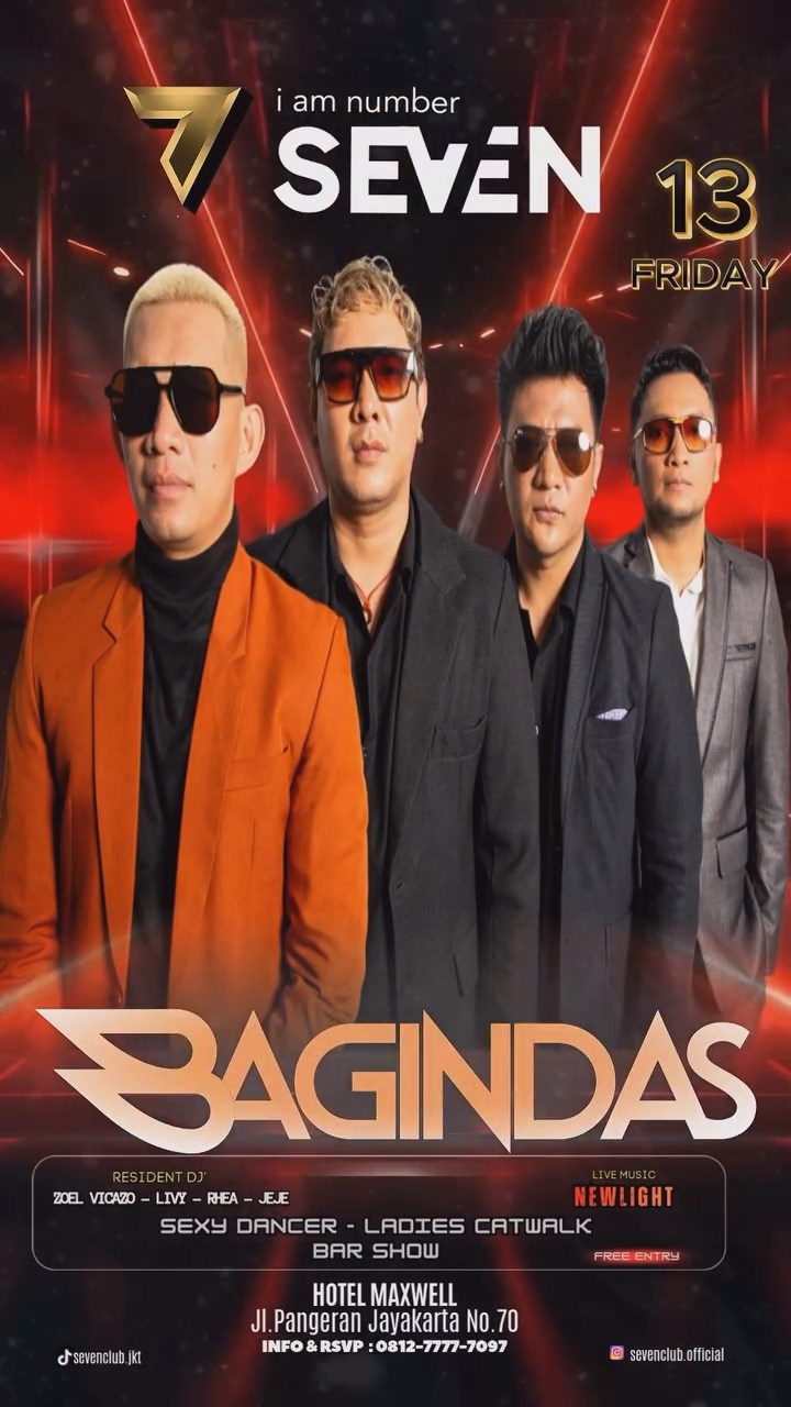 SEVEN CLUB JAKARTA - BAGINDAS