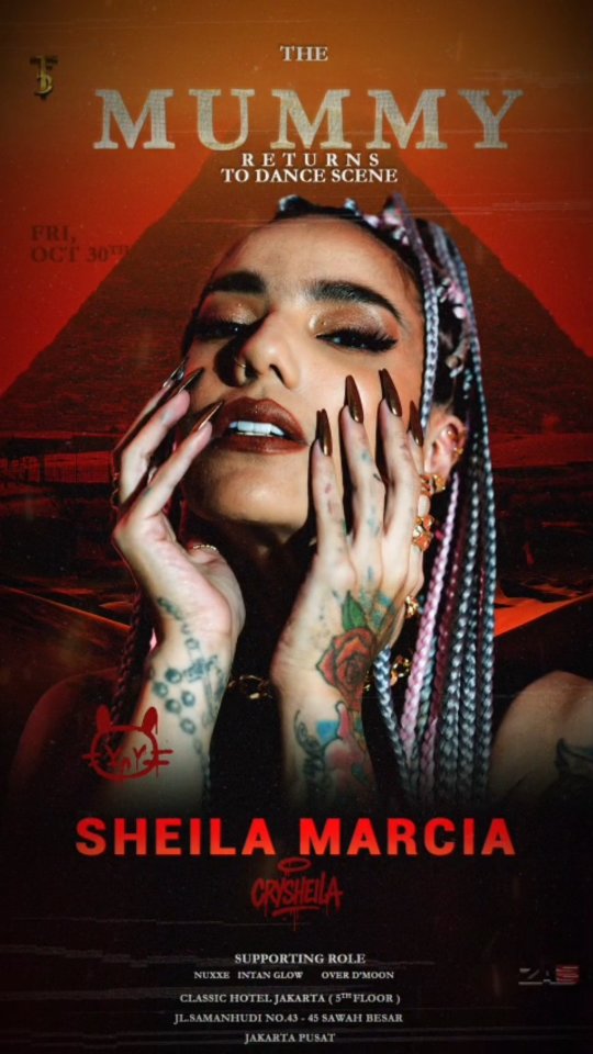 CLASSIC CLUB TERMINAL 5 JAKARTA - THE MUMMY RETURNS TO DANCE SCENE (SHEILA MARCIA)