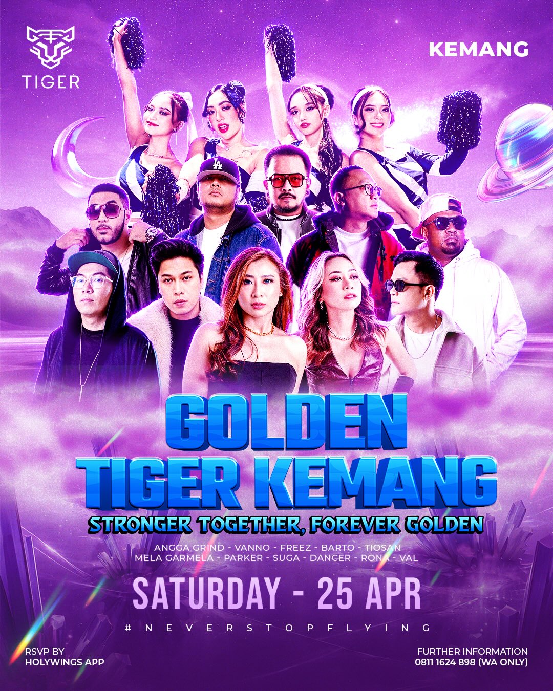 GOLDEN TIGER KEMANG JAKARTA - STRONGER TOGETHER, FOREVER GOLDEN