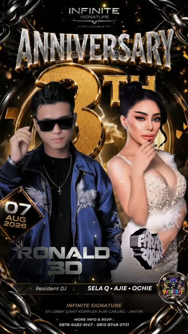 INFINITE SIGNATURE JAKARTA - ANNIVERSARY 3TH (RONALD 3D X FARAH ZUBIR)