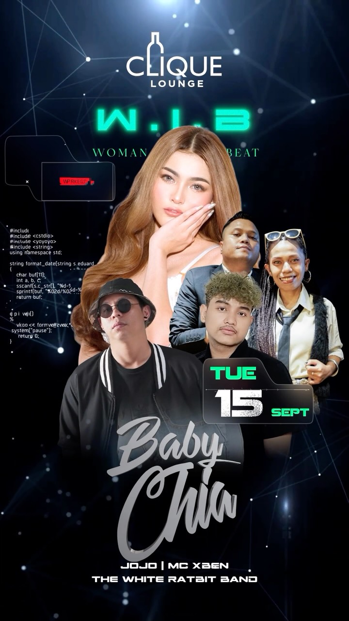 CLIQUE SPOT GADING SERPONG - WOMAN IN BREAKBEAT (BABY CHIA)