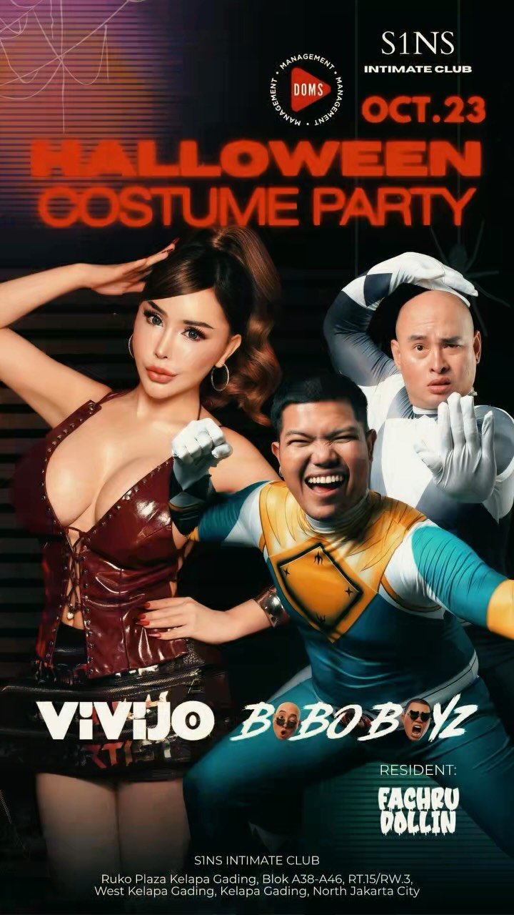 S1NS KELAPA GADING - HALLOWEEN COSTUME PARTY (VIVIJO & BOBO BOYZ)