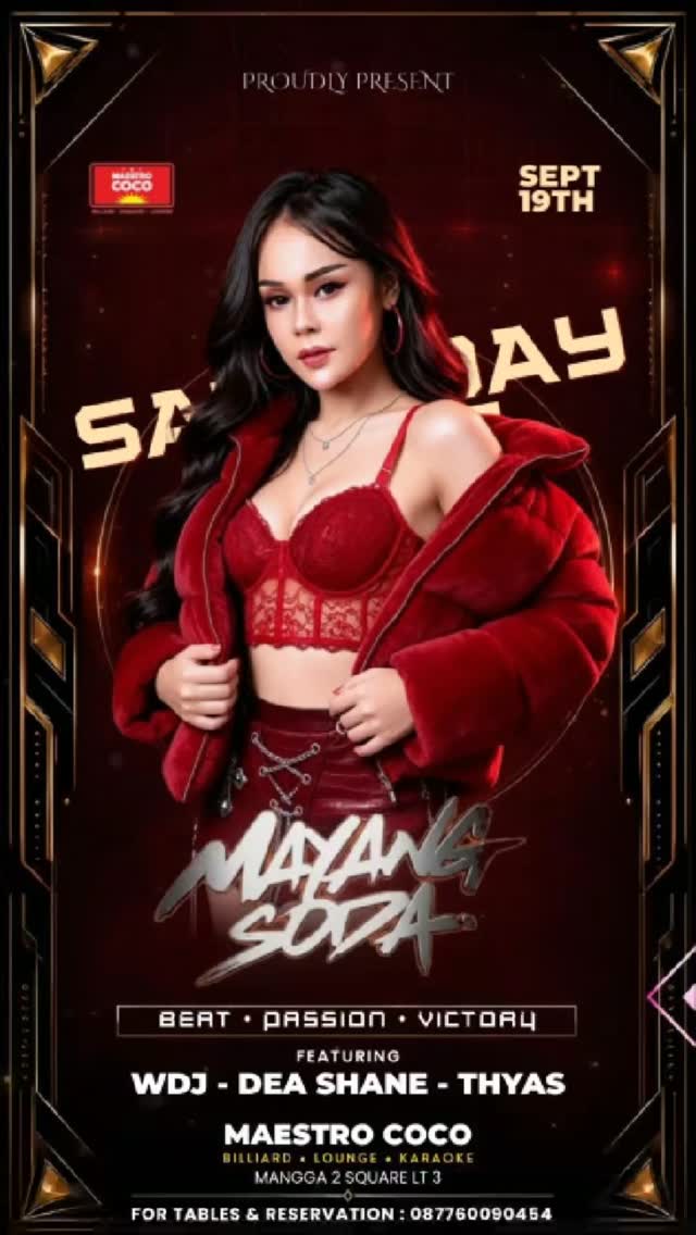 MAESTRO COCO MANGGA DUA JAKARTA - MAYANG SODA