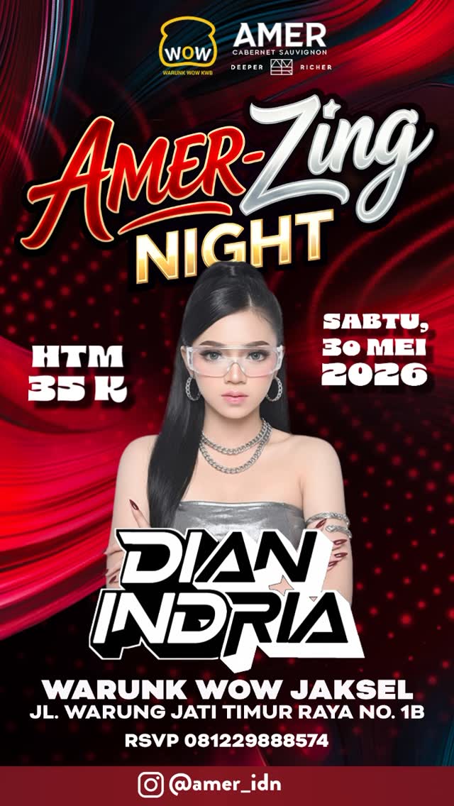 WARUNK WOW KWB JAKARTA - AMER-ZING NIGHT (DIAN INDRIA)