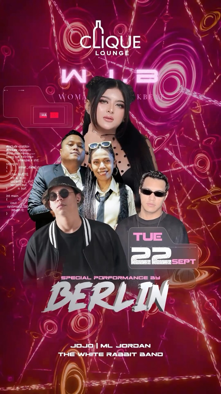CLIQUE SPOT GADING SERPONG - WOMAN IN BREAKBEAT (BERLIN)